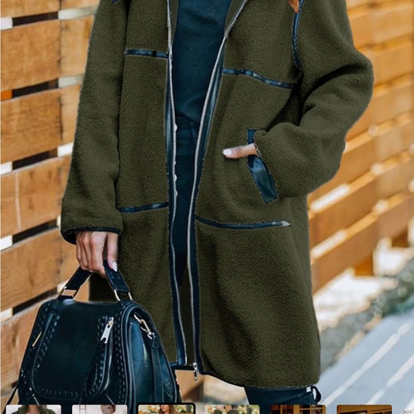 Teddy jacket with zipper M — new with tags - Picture 1 of 9